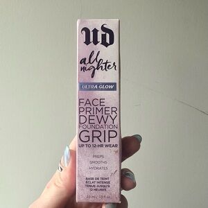 Urban Decay All Nighter Ultra Glow Face Primer dewy foundation grip